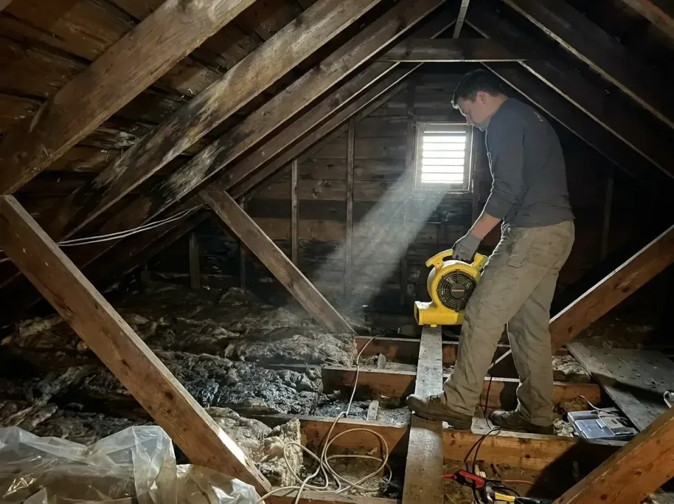 attic-water-damage-drying-proc-007 — frequently asked questions, Emergency Water Extraction & 24/7 Flood Response in Cloverd…